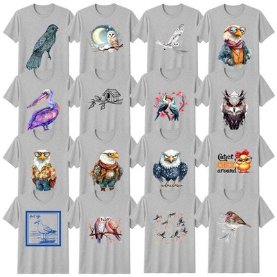 Süßes Vogel T-Shirt Weißkopfseeadler Cottagecore Vogelliebhaber Geschenk