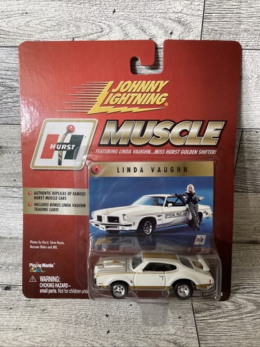 VINTAGE Johnny Lightning Hurst Muscle Linda Vaughn 1969 Olds 442 Pace ...