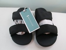 Spenco Kholo Nuevo Black Orthotic Slide Sandals Women's Size 10D New in Box