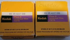 Kodak Plus-X 7276 Black  White Super 8 Reversal Film Sold Each 2 Available