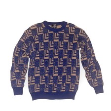 Vintage Christian Dior Monsieur Mens Sweater | 100% Cotton | Made in the USA - M