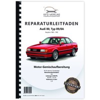 Audi 80 90 1987-1992 Ke Iii-Jetronic ZüNdanlage 133 Ps Werkstatthandbuch