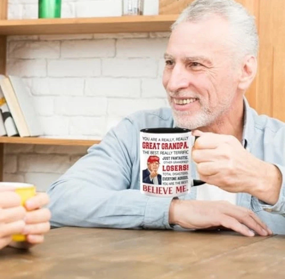 Divertida taza de béisbol para papá - Gran regalo para padre, amante de los deportes, taza de café Foto 4 de 4