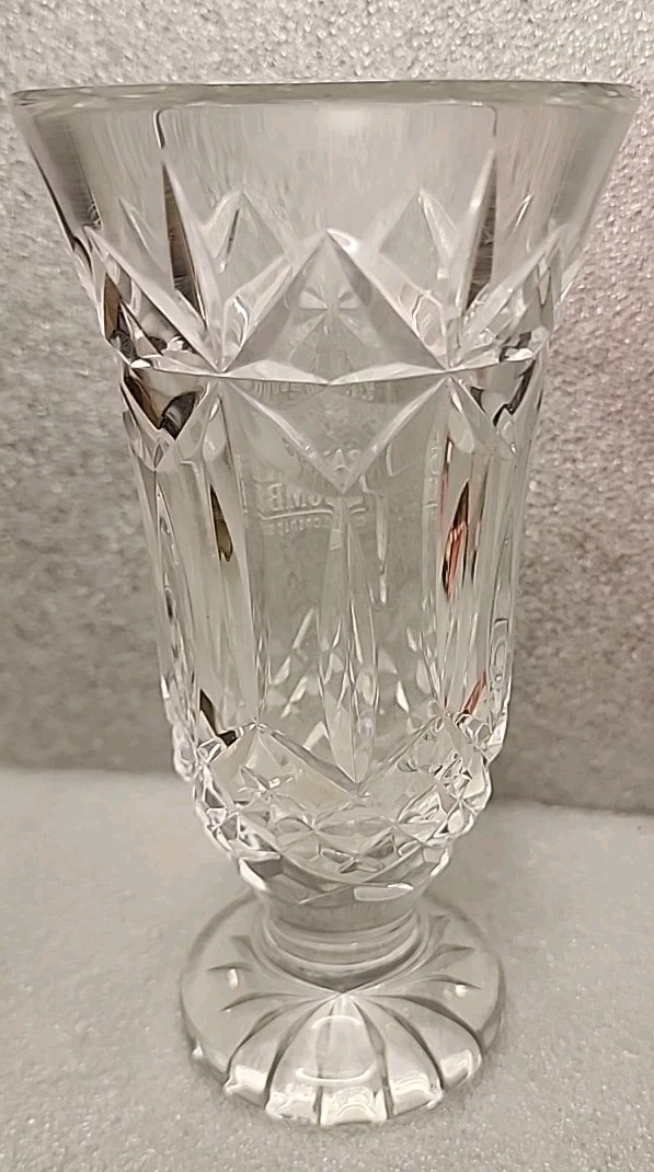 Waterford Crystal 7 Inch Balmoral Vase Elegant Glass Decorative Piece