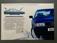 Audi 80 Vollverzinkte Karosserie Oldtimer 1988 Vintage Ad Werbung Reklame