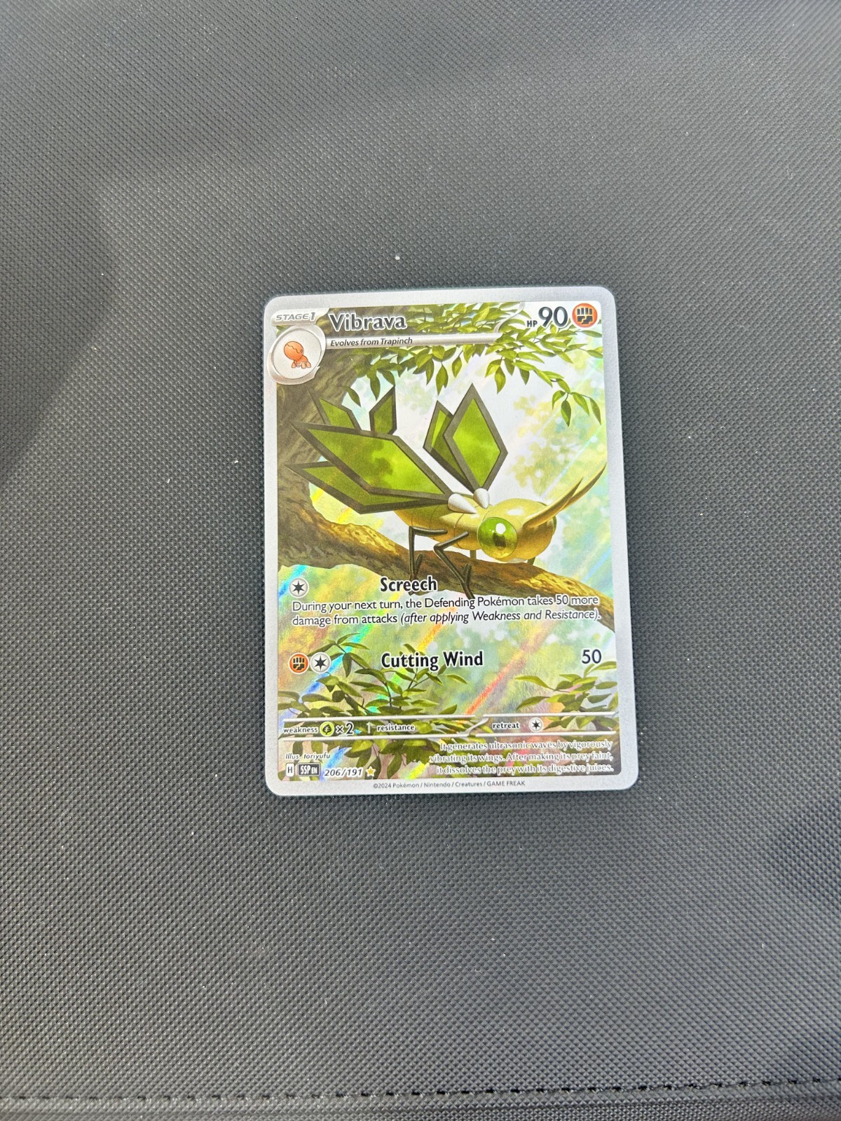 VIBRAVA 206/191 SSP Illustration Rare NM/M Pokemon