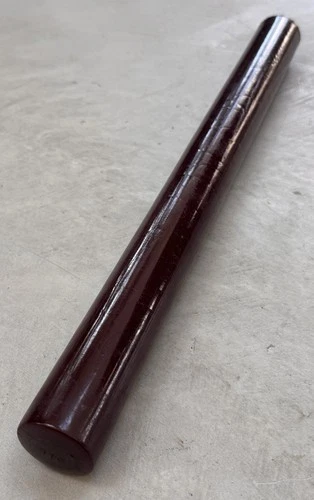 Vintage Bakelite Catalin Dark Red Bar Stock rod 540g 1930’s USA Pin Jewelry