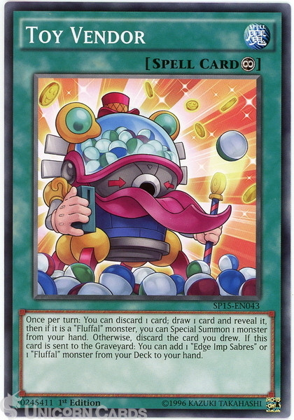 SP15-EN043 Toy Vendor :: Shatterfoil Rare 1st Edition Mint YuGiOh Card
