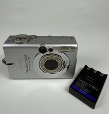 Canon PowerShot S500 Digital Camera Silver 5MP 3x Zoom- Lens Blemish FOR PARTS