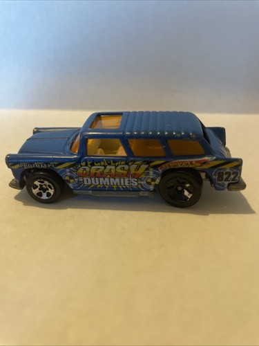 Hot Wheels Blue Chevy Nomad Crash Dummies Diecast Car 1969 Made In China Loose - Picture 3 of 5