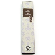 Smokeless Incense Sticks - Japanese Floral Joss - Karin Pearl + Ceramic Holder