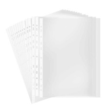 A4 Punched Pocket, Sheet Protectors, 100 Pages Clear 1pc, Transparent
