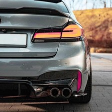 Rear Diffuser for BMW 5 Series G31 G38 2017-2023 M Sport M5 Style, Gloss Black