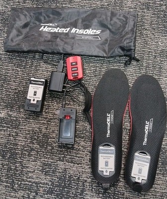 ThermaCell Heated Proflex Insoles Men's 9.5 To 11 W/ Charger, Remote New No Box