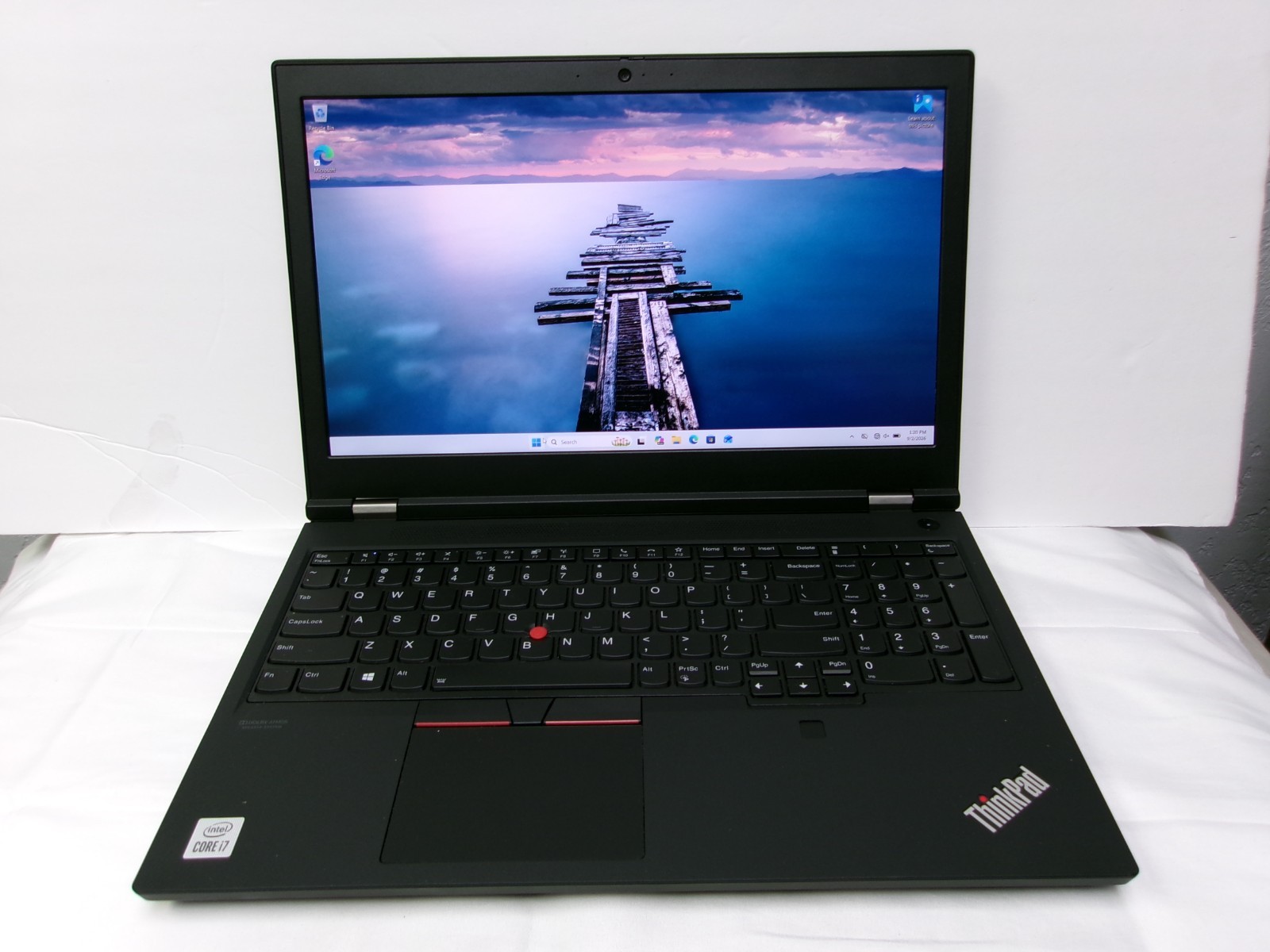 lenovo thinkpad p15 gen1, 15.6-Inch Laptop, with Intel Core i7-10750H, 1 TB NVMe (Non-Volatile Memory Express), Windows 11 Pro