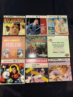 Soundtracks Orchestra & More Lot Of 9 Tapes Reel To Reel