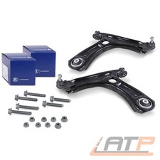 2x QUERLENKER MIT TRAGGELENK +SCHRAUBEN VORNE FÜR SEAT IBIZA 6L 6J VW POLO 9N