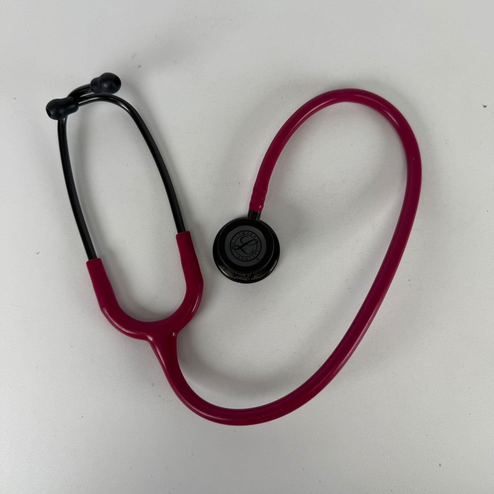 3M Littmann Classic III Stethoscope Raspberry Pink Black Finish 5806