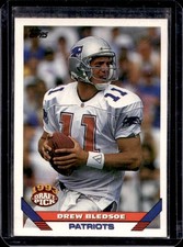 1993 Topps Drew Bledsoe Rookie RC #400 Patriots