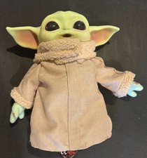 Grogu Baby Yoda Plush Star Wars The Child Mandalorian Toy WORKING SOUND