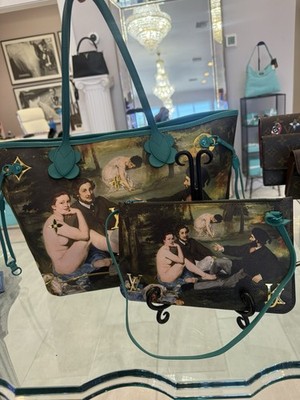 LOUIS VUITTON NEVERFULL MM Jeff Koons Masters Manet Luncheon On The Grass