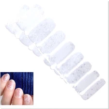Jaysea Arts Nail Wraps Color Overlay Winter Snowflake Street Polish Strips, B4G1