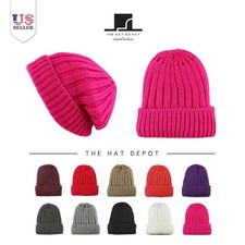 Winter Hat Unisex Warm Soft Sherpa Fleece Lined Skully Knit Beanie 3026