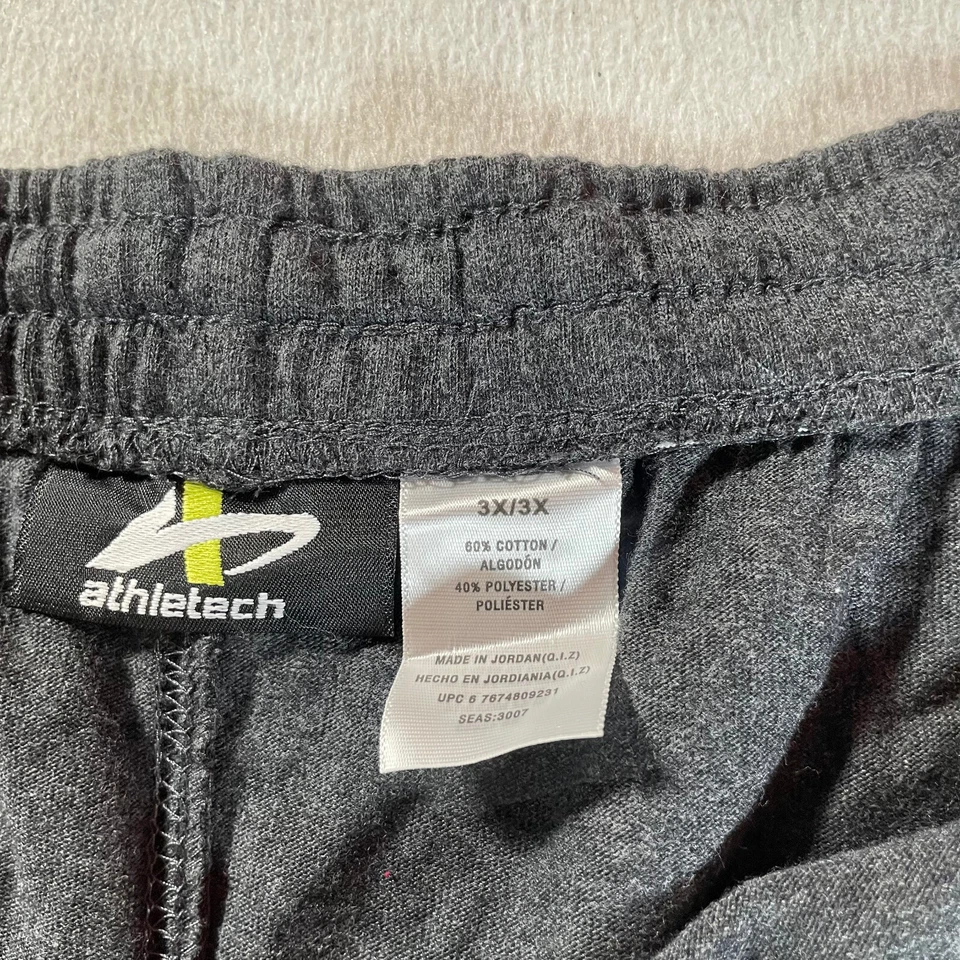 Y2k Gym Shorts Womens 3X Gray Basketball Outdoor Workout 42x6 Athletech Gym - Image 4 of 4