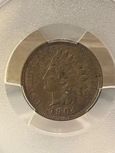 1904 P Indian Head Cent, PCGS Graded UNC Detail