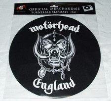 Motorhead Turntable Slipmat Set of 2 England  Louder Heavy Metal