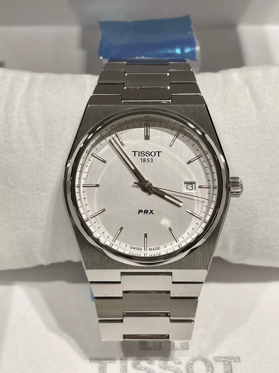 Tissot PRX Slim Silver Dial Stainless Steel Men s Watch
