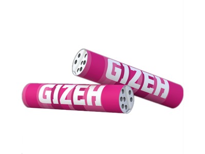 GIZEH Pink Active Slim Filter - 6mm Aktivkohle Filtertips - 50 Zigarettenfilter 