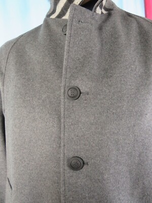 ジャケット・アウター Burberry's wool cashmere coat grey Burberry Wool and Cashmere-Blend Trench Coat in Gray | Lyst