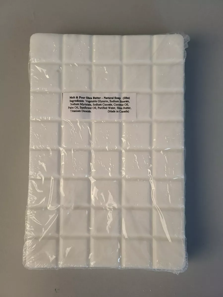 SALE 2 lbs. Bricks Shea Butter Melt Pour Soap Base Soap