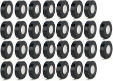 30x Rolls Super Tape Electric Tape Black Vinyl 7 mil 3/4" x 60' UL listed