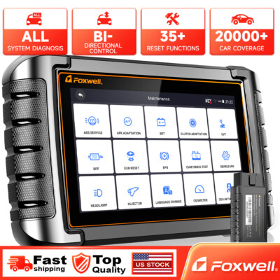 FOXWELL OBD2 Bluetooth Scanner All Systems Car Diagnostic Tool Bidirectional OIL