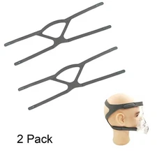 2PCs Universal CPAP Mask Headgear Strap Fit ResMed Mirage/ Philips Respironics