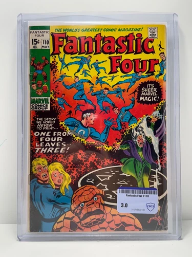 Fantastic Four #110 1st cover app of Agatha Harkness CBCS Raw Comic Review 3.0