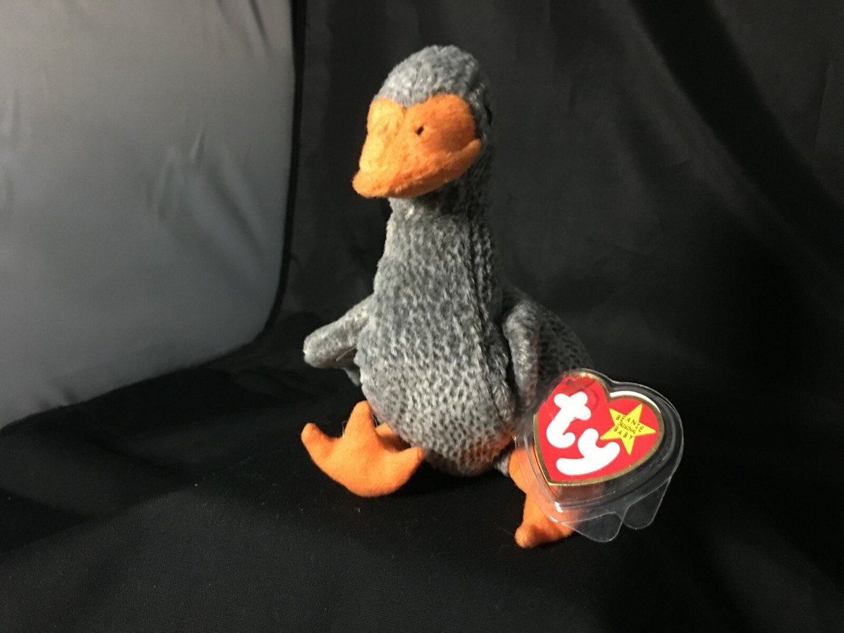 TY HONKS BEANIE BABY 1999 ENCASED TAG ERROR IN POEM KOREAN MARKET
