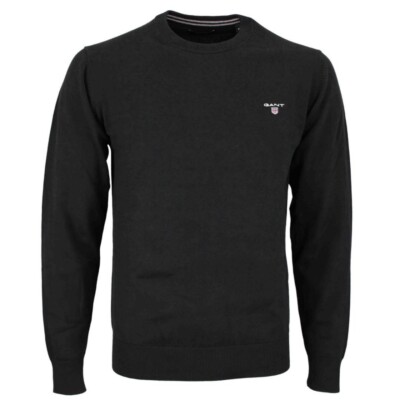 Gant Men Knit Sweater Black 8030551 UK
