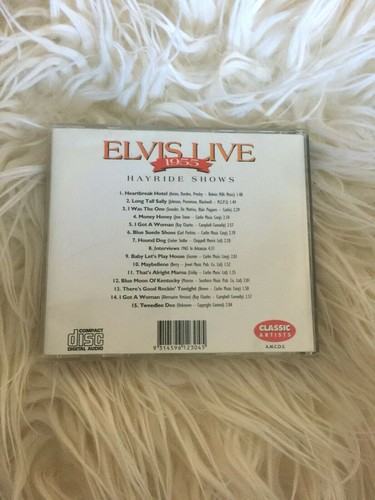3 x ELVIS CD'S: Live Hayride Shows 1955 - Words & Music - A Portrait - As New - Picture 9 of 10