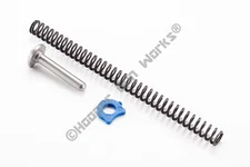Wilson Combat 1911 Flat-Wire Recoil Spring Kit Full Size Chrome Silicon 17lb 614