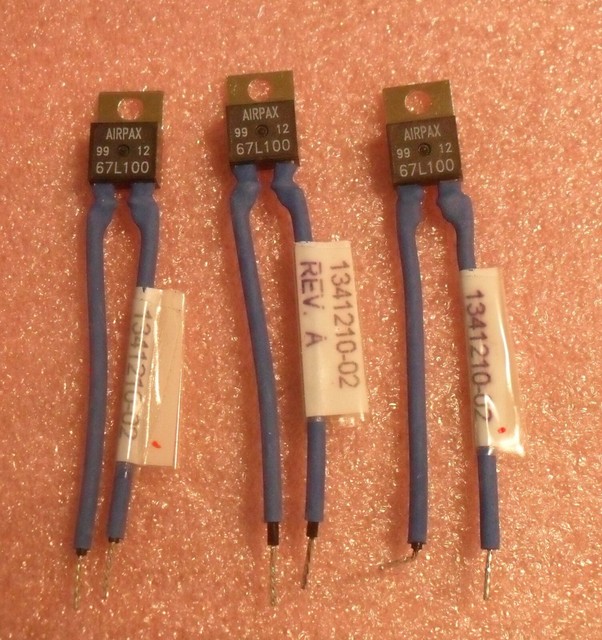67L100 AIRPAX Switch Thermal Temperature Regulator Thermostat 5pcs for ...