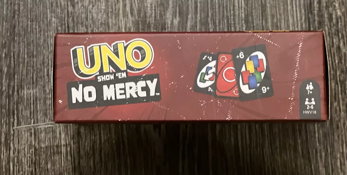 Gioco di carte Mattel UNO Show em No Mercy nuovo mazzo sigillato in  fabbrica - s