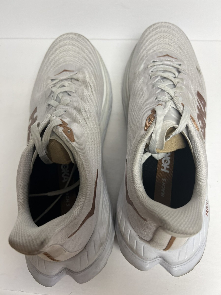 Hoka One One Mens Mach Running Shoe White Size