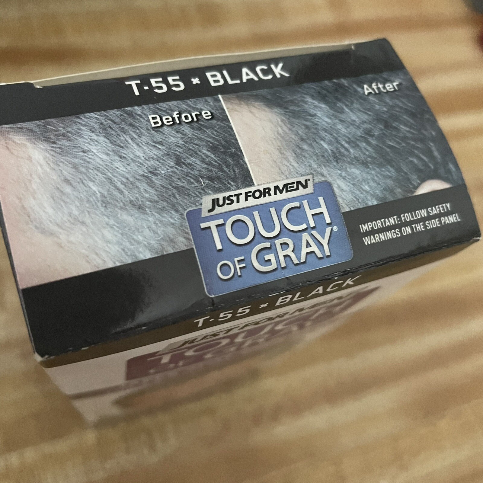 Just For Men Touch of Gray Hair Color, Black T-55 New