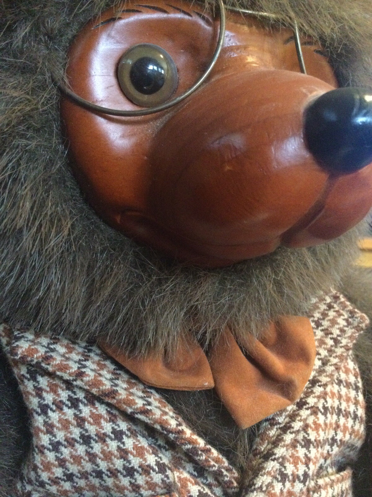 Robert Raikes Bears 1985 Sebastian Wood Jointed Vest And Bow tie 0269/