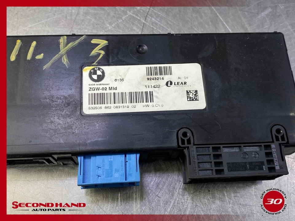 2011 - 2017 Bmw X3 X4 Central Locking Gateway Module Oem 9243214 - Image 2 of 4