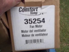 Engine Cooling Fan Motor  COMFORT TEMP  4 Seasons 35254