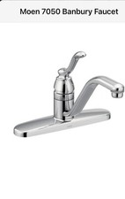 Moen Banbury One Handle Standard Kitchen Faucet Polished Chrome 7050